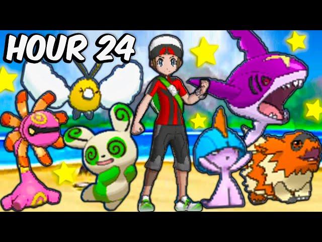 I Spent 24 Hours SHINY Hunting in Omega Ruby!