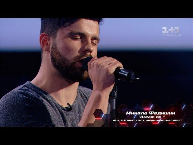 Mykola Fedyshyn 'Dream on' – Blind Audition – The Voice of Ukraine – season 8