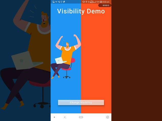 Visibility Widget Demo App #Shorts