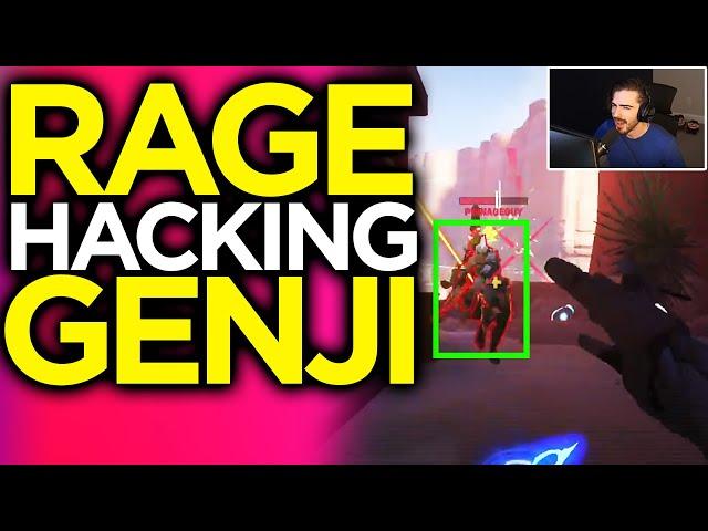 Genji Player Gets Mad & Starts Rage Hacking! Almost Lost | Overwatch 2