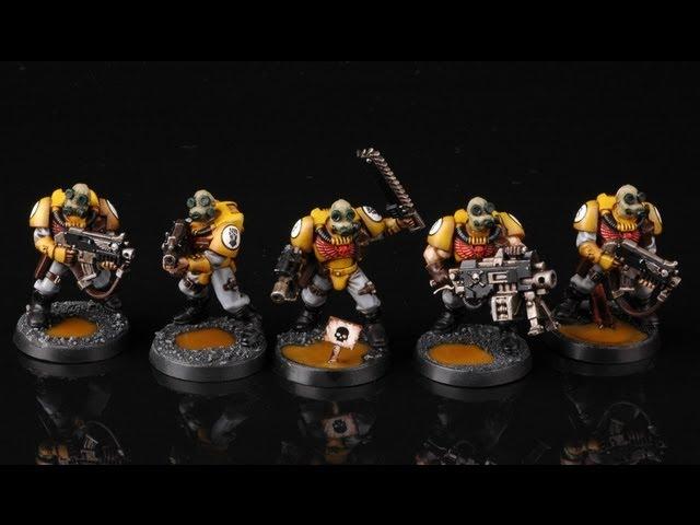 How to paint Imperial Fists scouts? Warhammer 40k | Buypainted | wh40k | painting tutorial