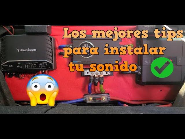 ⬆️⬆️Los mejores tips para instalar tu sonido ⬆️⬆️