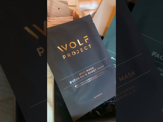 Wolf project co. Hydrating Face Mask Sheet and Detox Mud Face Mask Sheet