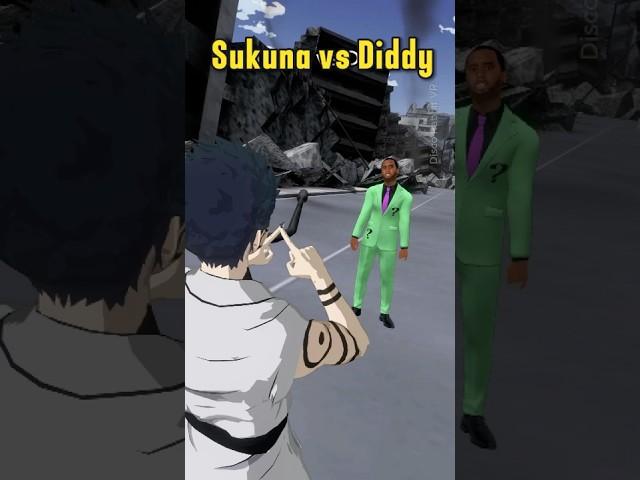 Sukuna vs Diddy: Domain Expansion  #jujutsukaisen #jjk #diddy #pdiddy #sukuna #anime #vrchat