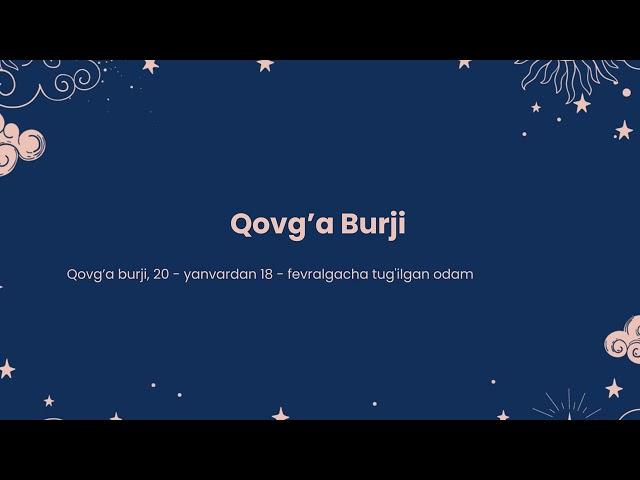 Qovg'a burji egalarining harakterlari qanday?