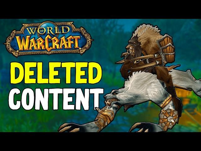 10 Things CUT from Vanilla WoW That You Didn't Know | Classic WoW