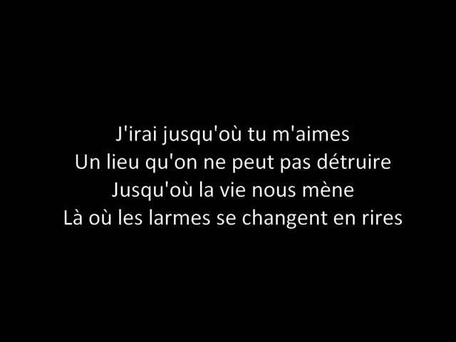 Kevin Bazinet - Jusqu'où tu m'aimes (Lyrics)