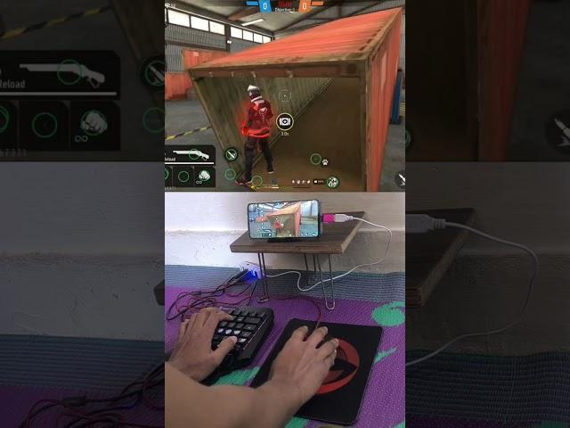 How to Agpf gaming play free fire with keyboard mouse in mobile | ⌨️  full #agpfgaming #gaming