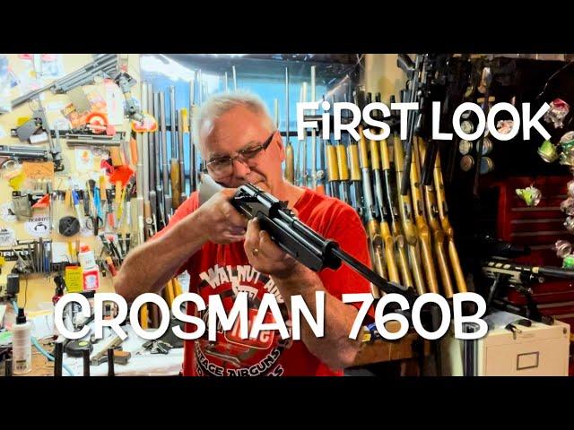 2017 Crosman 760B clip style, first look and plinking