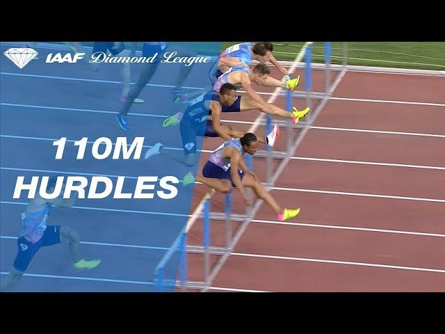 Aries Merritt wins the Men's 110m Hurdles - IAAF Diamond League Rome 2017