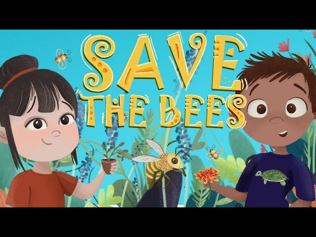 Save the Bees by Bethany Stahl | Children's Animated Audiobook | A Story About Pollination