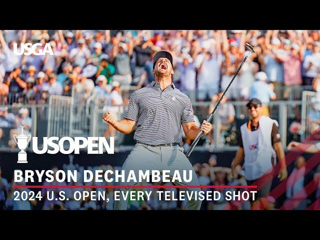 Bryson DeChambeau 2024 U.S. Open Victory at Pinehurst No. 2 | Every Televised