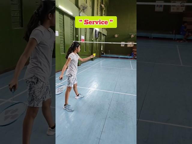 Badminton SERVE Technique #shorts #beginners #badminton