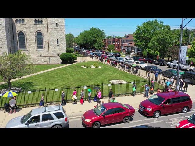 St  Rita of Cascia Food Pantry Feeds the Hungry, Chicago IL