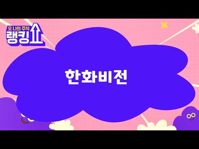 금산 전문가의 진단! '한화비전' [랭킹쇼, 오 나의 주식] #랭킹쇼 #토마토증권통