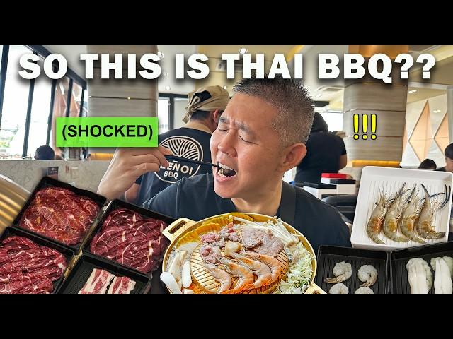 $9 THAI BBQ All You Can Eat in Bangkok, Thailand  SO CHEAP!