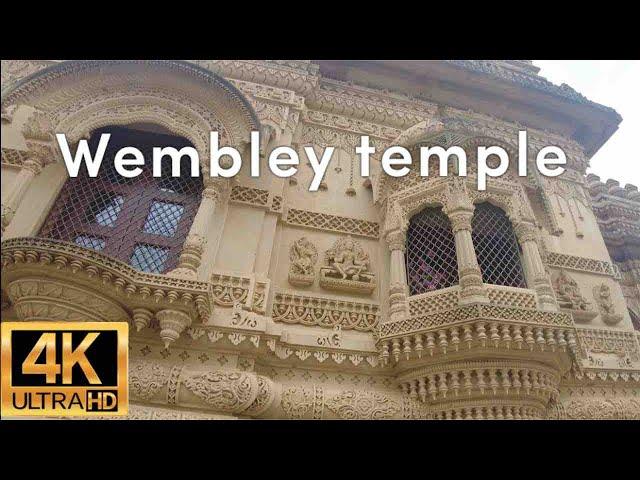 Walking tour , Unique architecture in London.Hindu temple.