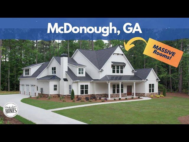 5 Bedrooms on 2 Acres 4500 sqft | McDonough New Construction