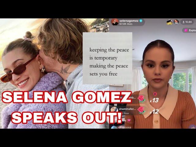 Selena Gomez PUBLICLY FORGIVES Hailey Bieber and Theresa Marie?