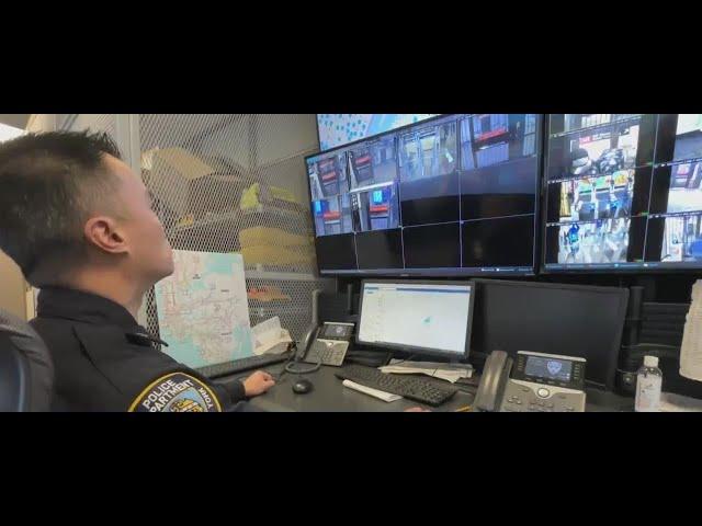 NYPD Transit Command Center: Officers scan thousands of cameras installed at MTA stations