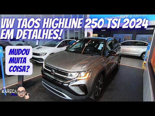 NOVO VW TAOS Highline 250 TSI 2024 EM DETALHES! #OQUEMUDOU #volkswagen  #car #suv