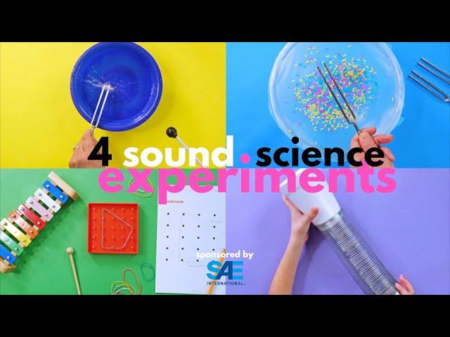 4 Sound Science Experiments for Kids