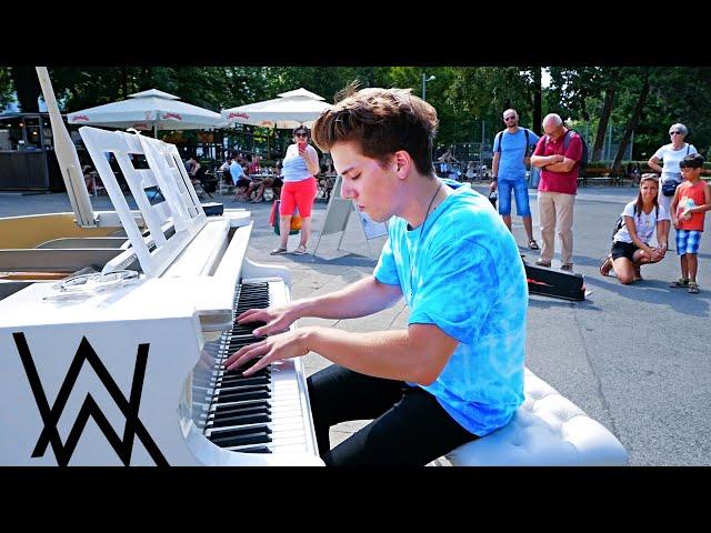 ON MY WAY - Alan Walker | STREET PIANO PERFORMANCE