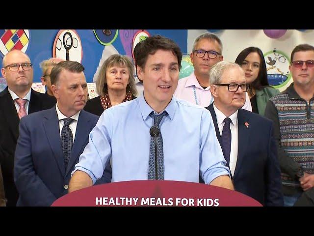 Justin Trudeau announces $7M expansion of P.E.I. school food program