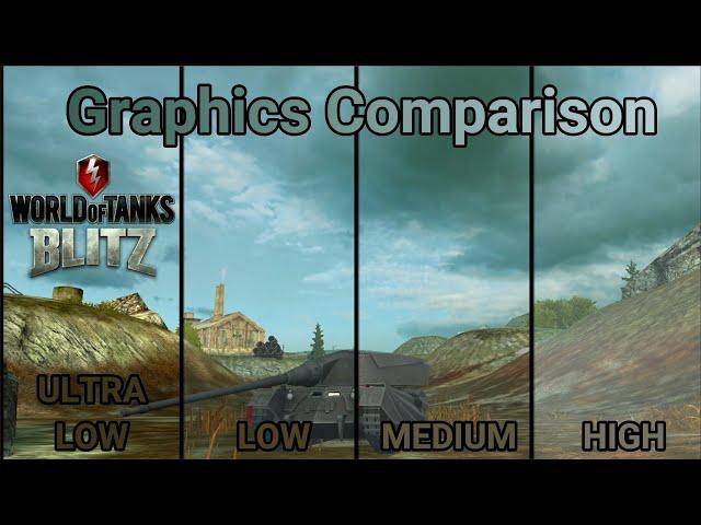 WOT Blitz Graphics Comparison // Ultra Low Vs High