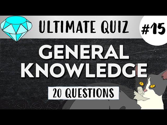 General trivia quiz [#15] - Gems, cats , chess️ & more! - 20 questions