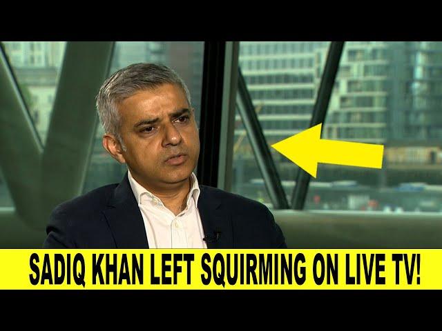 Sadiq Khan Left Squirming & Backtracking On Live TV After Slamming Trump!