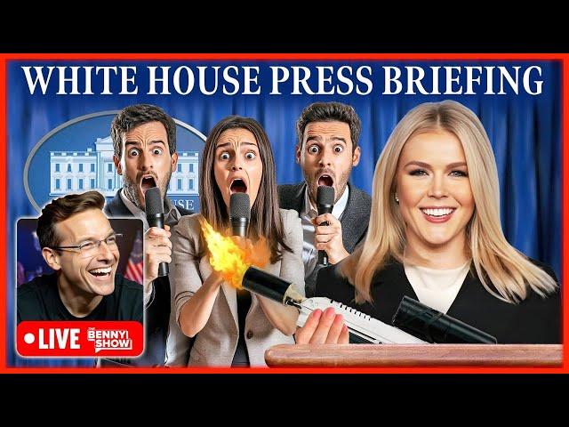 White House Briefing LIVE Right Now: Karoline Leavitt TORCHES Fake News as Trump in Situation Room