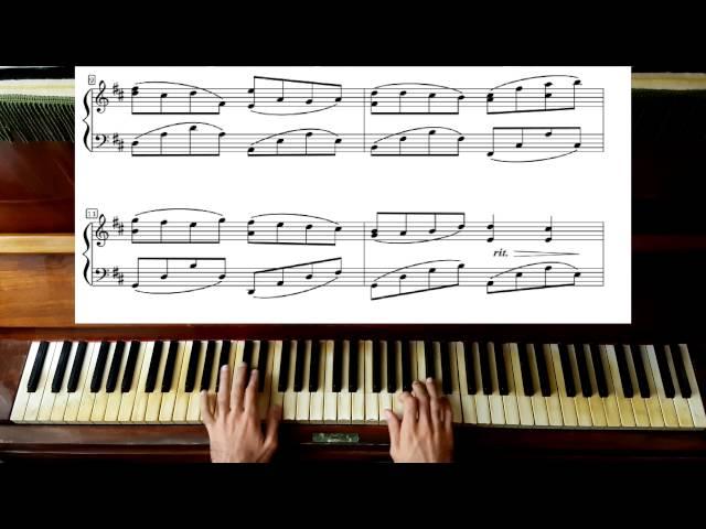 Pachelbel Canon in D Major - Piano Tutorial plus Sheet