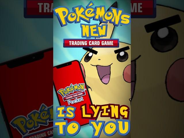 Pokemon TCG Pocket is LYING to You ! #shorts