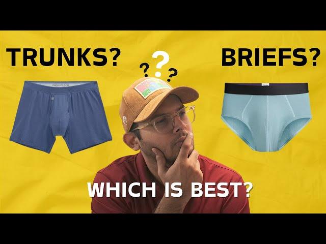 TRUNKS VS BRIEFS VS BOXERS | Best Underwear for All Body Type in 2024