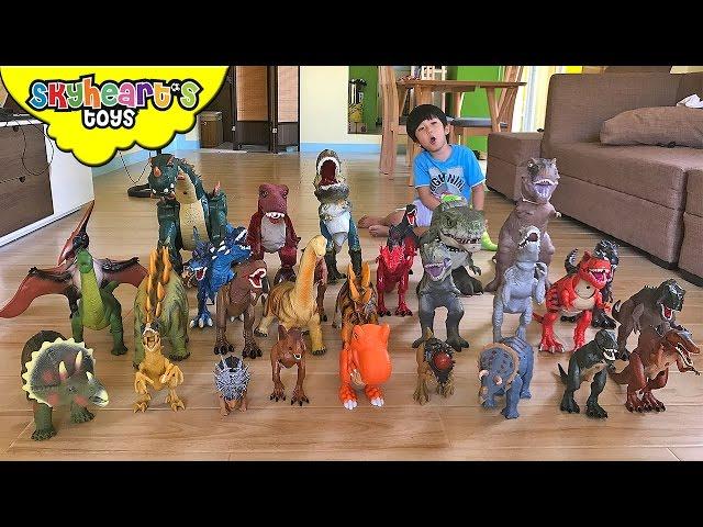 Skyheart's Dinosaurs Toys Collection - Trex, Animal Planet, Jurassic World Dinosaurs for kids