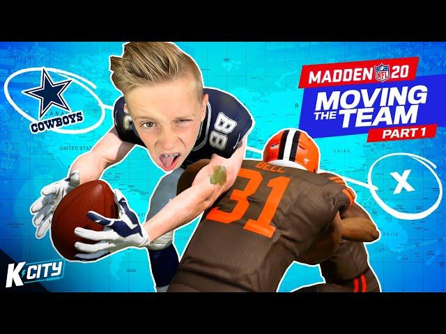 Down to the Wire! (MOVING the Team in Madden NFL 20 Part 1) K-CITY GAMING