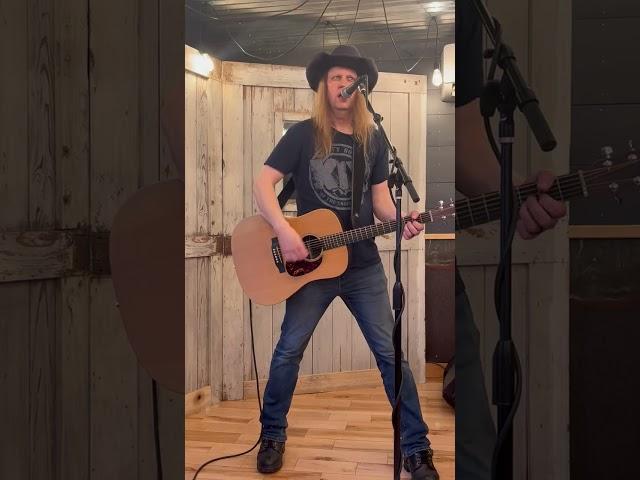 "Hillbilly Rock Star" live acoustic performance in Dresden, Ohio - CHARLIE BONNET III aka CB3
