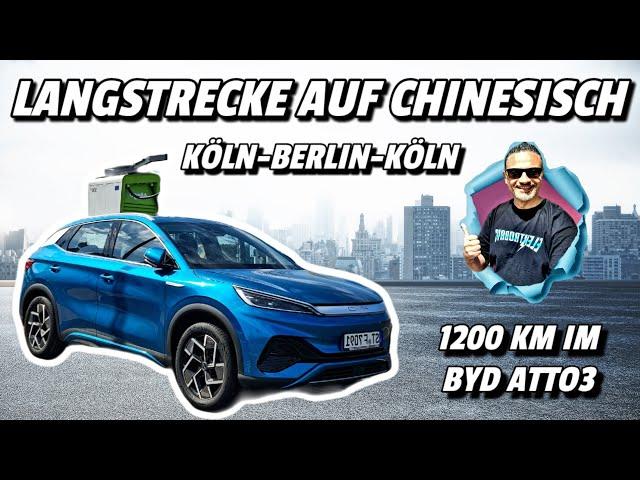 Elektroauto BYD ATTO3 auf 1200 km Langstrecke! Ladezeit Kosten & Verbrauch