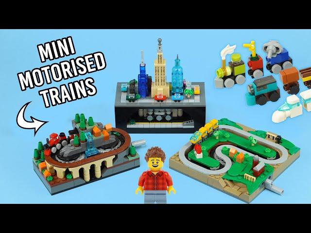 Working LEGO Mini Train System - Tutorial!