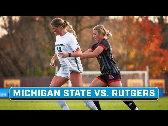 B1G Quaterfinal: Michigan State vs. Rutgers | Big Ten Women's Soccer | Nov. 2, 2024 | B1G+ Encore