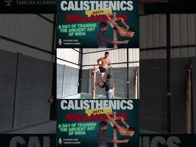 Calisthenics Meets Mallakhamb: A Day of Training at Taarzan Academy #taarzanacademy