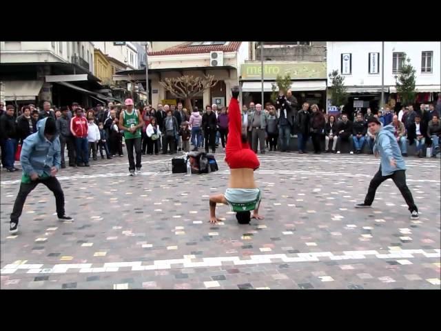 Greek Street Dancers - Monastiraki Square, Athens, Greece.wmv (HD 720P)