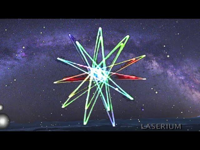 LASERIUM Under the Milky Way - the Church - live laser projection