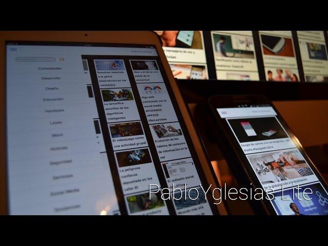 PabloYglesias Lite - Actualidad Tecnológica accesible para todos