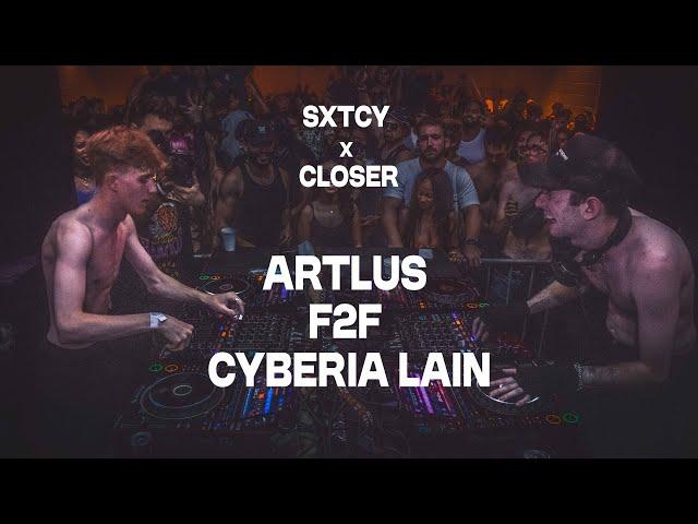 ARTLUS (US debut) F2F Cyberia Lain | LA’s First-Ever Hard Techno F2F | SXTCY x CLOSER