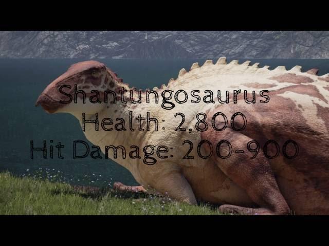 The Isle: ALL DINOSAUR STATISTICS! (Sep 2016)