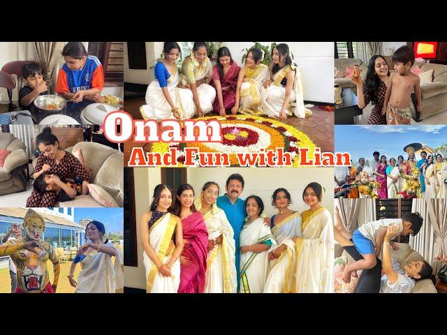 Fun with Lian at home and a bit of Onam | Sindhu krishna