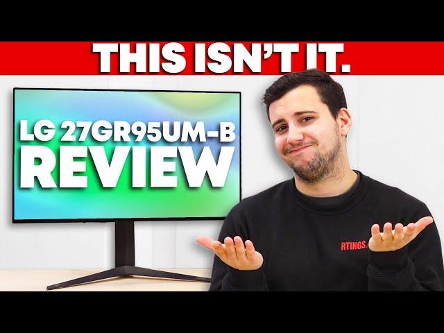 LG 27GR95UM-B Review – Swing And A Miss From LG