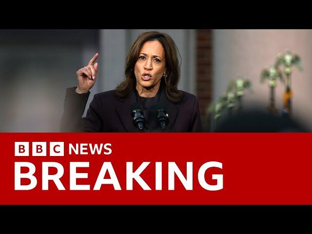 Kamala Harris delivers concession speech after Donald Trump’s US election win | BBC News